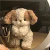 Kudde Kawaii Soft 30cm Dog Bib Toys Cartoon Decor Super Creative Doll Animal Comfy Kids Birthday Present Hem