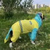 Raincoats animaux de compagnie Amaissage de vêtements de pluie imperméables Four Seasons Outdoor ALLINCLUVE Réflexion Chien Rain-Coat Schnauzer Golden Retriever Costumes