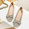 Buty swobodne kobiety wsuwane mokasyny wiosna letnia moda okrągła palca piękna płaska łódź płaska dziewczyna