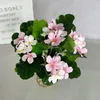 Decorative Flowers Office Fake Home Supplies Craft Wedding Decoration Hydrangea Flower Geranium Begonia