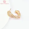 Stud Earrings (7743) 2PCS 20MM 24K Gold Color Brass Semicircle Shape Earring Hooks High Quality Diy Jewelry Findings Accessories Wholesales