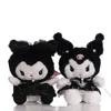 En gros de jouets en peluche de chaton noir mignon pour les partenaires de jeu pour enfants, cadeaux de la Saint-Valentin pour copines, décoration de la maison