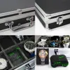 24 Girds Luxury Premium Quality Watch Box de alumínio Produzir padrões Caixa de relógio de armazenamento Caixa de presente Caixas de presente 240416