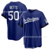 Dodgers Jersey 50# Betts 5# 34# Blue City