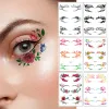 Tatueringar 3 par Eye Shadow Tattoo Sticker Disponible Temporary Eye Tattoo Stickers Diy Sexig Makeup Eyeliner Face Sticker Eye Decal