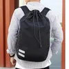 Bag Drawstring Beam Pocket Sports Fitness & Pu Leather Laptop Fashion Lady Retro Messenger