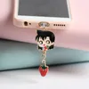 Telefone celular Anti-poeira Gadgets Conan Anime Dust Plug Charm Kawaii Tipo C Porta de carregamento para iPhone 3,5mm MONEGO DE ENERGIENTE TOLE