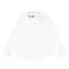 Loeweve Shirt Designer Blouse Luxury Fashion Womens Blouses Shirts Pocket Flame Loose Trend Embroidery Classic Shirt Long Sleeve