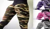 Women Camouflage Fitness Yoga Pants High Waist Scrunch Butt Tights Leggings Tummy Control Butt Lift Camouflage Purple Army Green G1135735