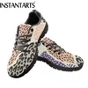 Scarpe casual istantart mesh appartamenti per donne etniche belle motivi retrò comodi camminate sneaker allaccia