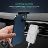 Cargadores 15W Magnetic MacSafe Cargador inalámbrico de automóvil rápido para Magsafe iPhone 14 13 Pro Max Samsung Mac soporte de carga de ventilación de aire seguro