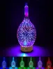 Kreative Duftlampen 3D -Glasfeuchter LED Bunte Nachtlicht Aromatherapie Maschine Haushaltsbundöl Diffuser230J8458340