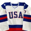 Bär BG Ice Hockey Jerseys Christmas Deer 00 Clark Griswold Jersey broderi Syning utomhus sportkläder vit hög kvalitet