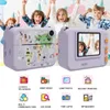 Kids Camera Instant Print Christmas Birthday Gifts for 3-12 Year Old Boys Girls Toys for Kids Age 3-10 with 3 Rolls Print Paper 240422