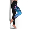 Women's Leggings 3D Print For Fitness Jeggings Skinny Workout Gym High Waist Sport Pants Running Drop