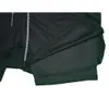 2 in 1 compressiekorts voor mannen Gym Training Running Shorts met telefoonzakken Athletic Quick Dry ActiveWear 240423