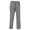 Men's Pants Men Plaid Print Sweatpants With Elastic Waist Side Pockets For Casual Gym Training Outdoor Activities High Comfort