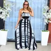Robes décontractées KEXU Sexy Club Party Maxi Robe Vacation Beach Outfits For Women Clothes 2024 Fashion Halter Backless Long
