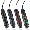 Jump Ropes Fitness Träning Vikt Handtag PVC belagd ståltråd Justerbar hastighet Hopprep Y240423