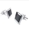 Links Nieuwe 2022 Heren Cufflinks Square Simple Classic Business Cuff Links 3 kleuren Beschikbare Franse shirts accessoires Mens sieraden