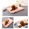 Kennels Pet Bed Mat Blanket Soft Plush Dogs Cushion Warm Washable Dog Cat Puppy Chihuahua Pomeranian Teddy Pets Accessories