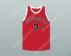 Anpassad valfri namnnummer Mens Youth/Kids Ernie Calverley 3 Providence Steamrollers Red Basketball Jersey Top Stitched S-6XL