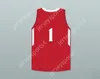 Пользовательский номер любое число Mens Youth/Kids Bol 1 Mater Dei High School Red Basketball Jersey 1 Top Snatched S-6xl