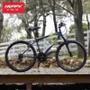 Bisiklet 2023 Yeni Huffy Hardtail Dağ Bisiklet Taş Dağı 26 inç 21 vitesli hafif 17 inç Çerçeve Koyu Mavi Y240423