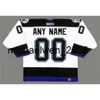 Kob Weng 2000s CCM Turn Back Away Customized Hockey Jersey All Stitched Top-quality Any Name Any Number Any Size Goalie cut