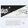 Spoczywa czarna biała wiśniowa podkładka myszy Gaming Duże lthicken blokowanie mocepad na komputerowe biurki biurowe pad