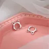Earrings 925 Sterling Silver Hot Sale Cat hoop Earrings Simple Temperament Exquisite Hot Semale Sexy Jewelry Gift