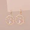 Earrings Cute Enamel Cat Earrings For Women Girls Sweet Kitten Rabbit Animal Painted Colorful Delicate Gold Color Hoop Jewelry Earrings