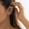 Kolczyki moda wróżka kolczyka ucha dla kobiet proste puste uszy kota zarys Elf Ear Clip Creative Single No Kolczyki Party