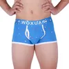 Underpants 5 Pcs/Lot 2024 Men's Cotton Underwear WOXUAN Brand Stars Printed Man Seamless Boxers Shorts Panties