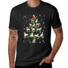 Heren tanktops grappige labrador retriever kerstboom t-shirt tee shirt korte mouw plus size t-shirts voor mannen
