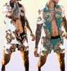 Swimsuit Men039s Summer Tracksuits Hawaii Short Sleeve Button Down Nice Printed Shirt Tops Shorts Sets Clothes9913732