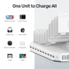 Hubs Unitek 96W USB Charging Station 10Port USB Charger Dock Hub with QC 3.0 Fast Charging for iPad Tablet Kindle iPhone Samsung