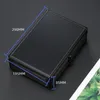 10 slots Multi Specification Watch Storage Box Aluminium Alloy Suitcase Case Intern Baffle Avtagbar display 240412