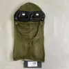 CP Company Hat Dwie obiektyw okulary Windbreak Hood Designer CP Winte ciepłe czapki Outdoor Hip Hop Bawełniane dzianiny Mężczyzny Mask Casual Męskie Czapki Czapki 6224