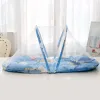 Ensemble de lit pour bébé moustique net portable pliable berceau net en polyester nouveau-né pour les voyages d'été play tente d'enfants literie