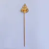 装飾的な置物仏教の僧k金属sceptter wand ksitigarbha仏像スタッフハンドアクセサリー17 cm 21 23 29cm