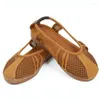 Sapatos casuais Promoção de verão zen sandals de leite buda shaolin monge wushu lohan arhat amarelo/cinza/café