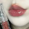 Waterlicht naakt bruine lipgloss duurzame waterdichte spiegelglas thee rode lippenstift niet gemakkelijk te vervagen lipglazuur lippen make -up cosmetisch