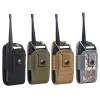 Packs 1000D Tactical Molle Radio Walkie Talkie Pouch Waist Bag Holder Pocket Portable Interphone Holster Carry Bag for Hunting Camping