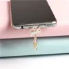 Сотовой телефон Анти-жаль гаджетов Fishbone Cat Dust Pure Plugck Charm Kawaii Зарядный порт для iPhone Тип C Защита от пыли.