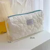 Kozmetik çantalar düz renk yumuşak makyaj büyük çanta organizatör kutusu kadın tuvalet kadınlar için kadın seyahat torbası