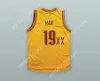 Anpassad valfri namnnummer Mens Youth/Kids Mgk 19xx Yellow Basketball Jersey Top Stitched S-6XL