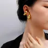 Earrings Punk Non Piercing Gold Color Clip Earring Chunky Ear Cuff Women Bold Statement Thick Cartilage Cuff Earrings Jewelry Gifts