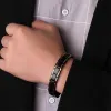 STRANDS NIEUWE MENS SIERAY MAGETISCH THERAPIE GEZONDHEID Antisnoring roestvrijstalen armband voor mannen Verstelbare armband Pulsera HOMBRE