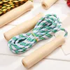 Jump Ropes Children Students Ski Ropes Woode Handmade Woven Ropes Mens and Womens Gym Ski Ropes Muscle Training Fitness Jump Ropes Y240423